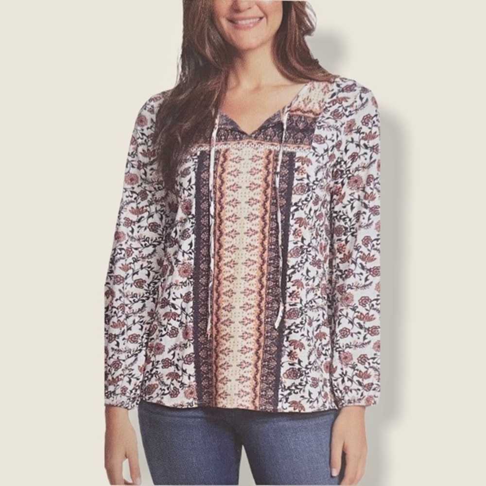 VINTAGE AMERICA printed blouse